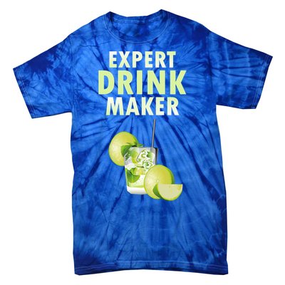 Expert Maker Nightclub Bartender Resort Mixed Gift Tie-Dye T-Shirt