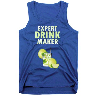 Expert Maker Nightclub Bartender Resort Mixed Gift Tank Top