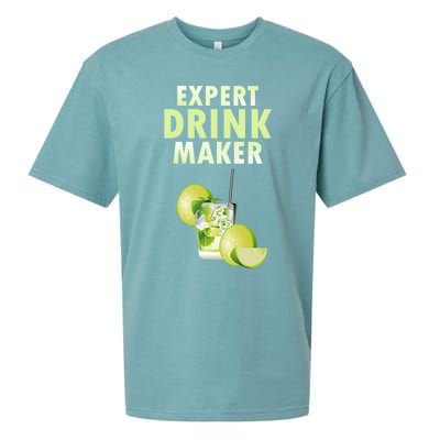 Expert Maker Nightclub Bartender Resort Mixed Gift Sueded Cloud Jersey T-Shirt