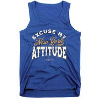 Excuse My New York Attitude Thank You Vintage Gift Tank Top