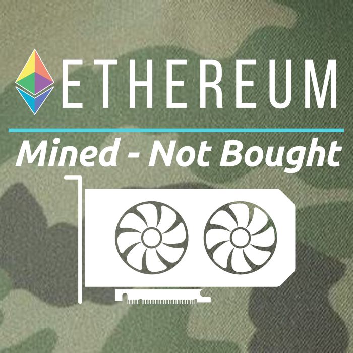 Ethereum Mined Not Bought GPU Mining Rigs ETH Crypto Miner Legacy Tie Dye Trucker Hat