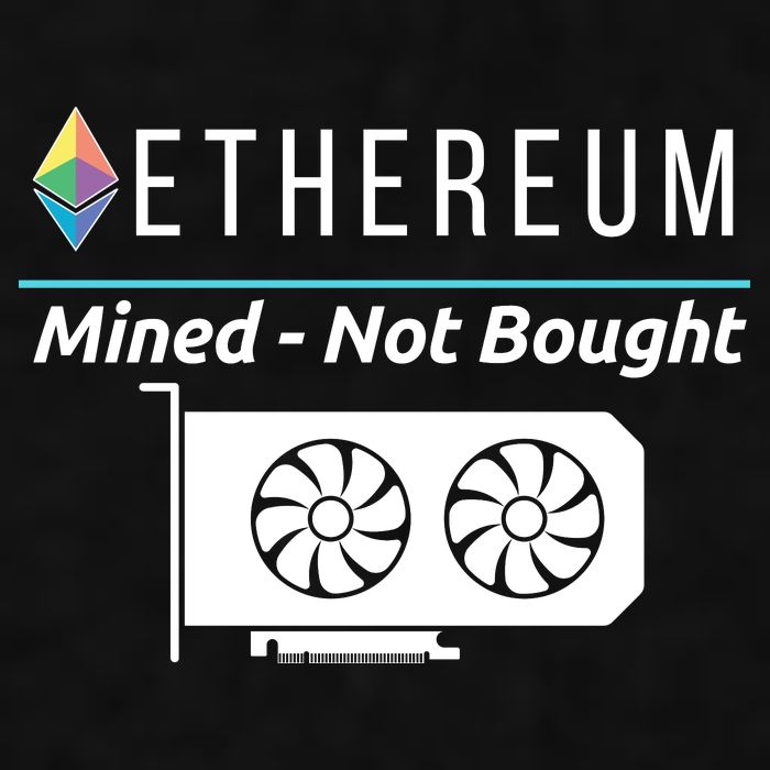 Ethereum Mined Not Bought GPU Mining Rigs ETH Crypto Miner Ladies PosiCharge Tri-Blend Wicking Tank