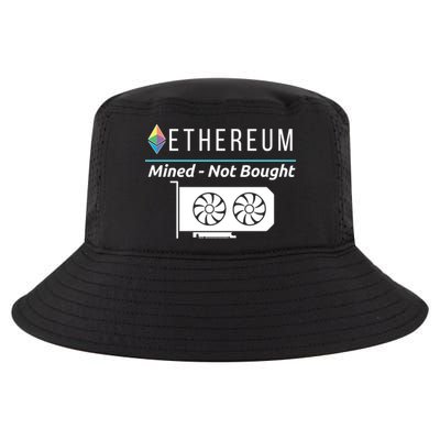 Ethereum Mined Not Bought GPU Mining Rigs ETH Crypto Miner Cool Comfort Performance Bucket Hat