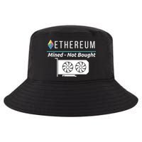 Ethereum Mined Not Bought GPU Mining Rigs ETH Crypto Miner Cool Comfort Performance Bucket Hat