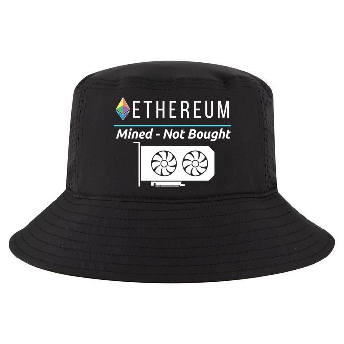 Ethereum Mined Not Bought GPU Mining Rigs ETH Crypto Miner Cool Comfort Performance Bucket Hat