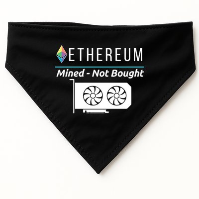 Ethereum Mined Not Bought GPU Mining Rigs ETH Crypto Miner USA-Made Doggie Bandana