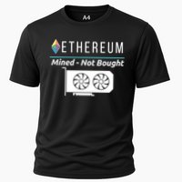 Ethereum Mined Not Bought GPU Mining Rigs ETH Crypto Miner Performance Shirt