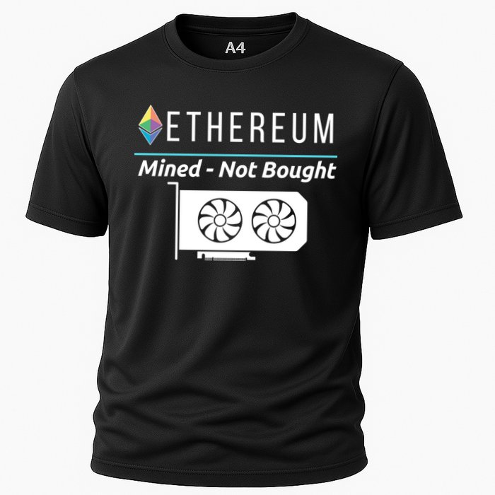 Ethereum Mined Not Bought GPU Mining Rigs ETH Crypto Miner Performance Shirt