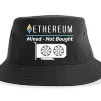 Ethereum Mined Not Bought GPU Mining Rigs ETH Crypto Miner Sustainable Bucket Hat