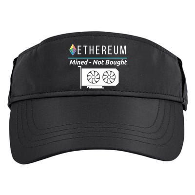 Ethereum Mined Not Bought GPU Mining Rigs ETH Crypto Miner Adult Drive Performance Visor