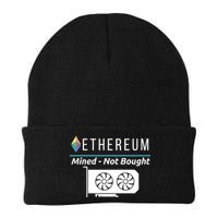 Ethereum Mined Not Bought GPU Mining Rigs ETH Crypto Miner Beanie
