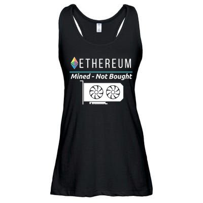 Ethereum Mined Not Bought GPU Mining Rigs ETH Crypto Miner Ladies Essential Flowy Tank