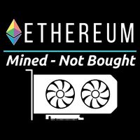 Ethereum Mined Not Bought GPU Mining Rigs ETH Crypto Miner Flatbill Hat
