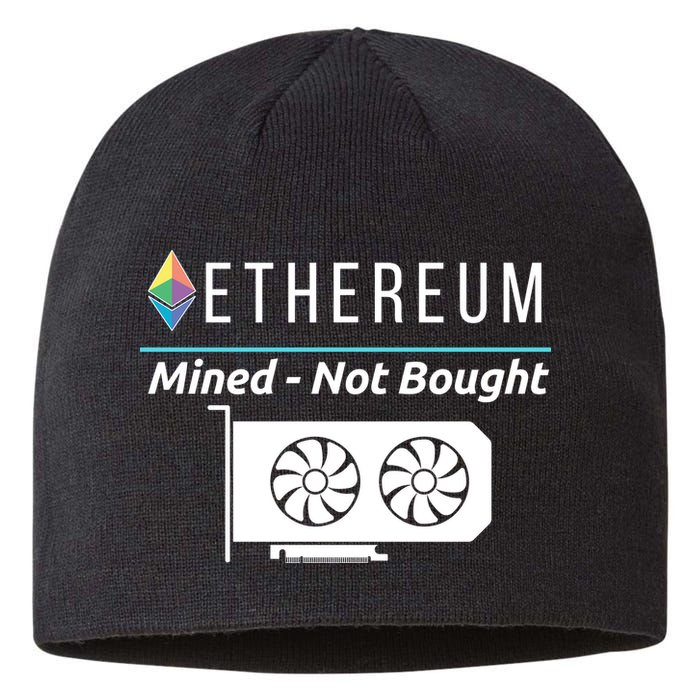 Ethereum Mined Not Bought GPU Mining Rigs ETH Crypto Miner Sustainable Beanie