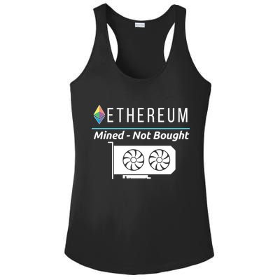 Ethereum Mined Not Bought GPU Mining Rigs ETH Crypto Miner Ladies PosiCharge Competitor Racerback Tank