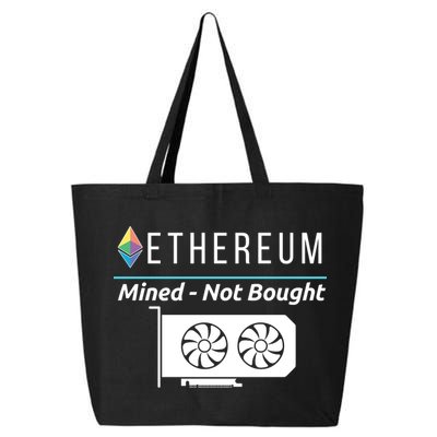 Ethereum Mined Not Bought GPU Mining Rigs ETH Crypto Miner 25L Jumbo Tote