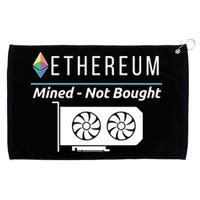 Ethereum Mined Not Bought GPU Mining Rigs ETH Crypto Miner Grommeted Golf Towel