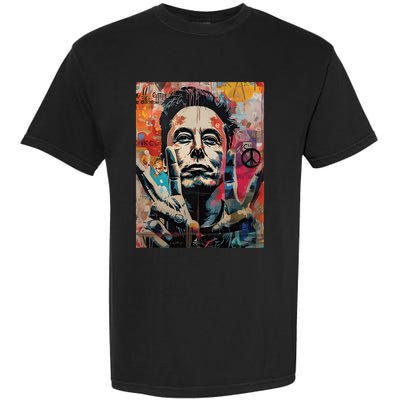 Elon Musk Nobel Peace Prize Garment Dyed Garment-Dyed Heavyweight T-Shirt