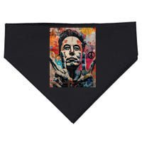 Elon Musk Nobel Peace Prize Garment Dyed USA-Made Doggie Bandana