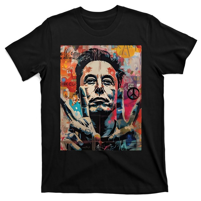 Elon Musk Nobel Peace Prize Garment Dyed T-Shirt