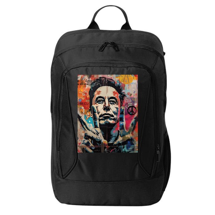 Elon Musk Nobel Peace Prize Garment Dyed City Backpack