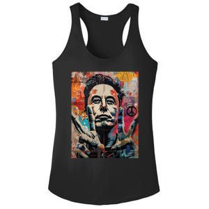 Elon Musk Nobel Peace Prize Garment Dyed Ladies PosiCharge Competitor Racerback Tank