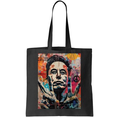 Elon Musk Nobel Peace Prize Garment Dyed Tote Bag