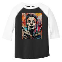 Elon Musk Nobel Peace Prize Garment Dyed Toddler Fine Jersey T-Shirt