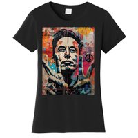 Elon Musk Nobel Peace Prize Garment Dyed Women's T-Shirt