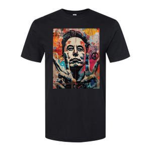 Elon Musk Nobel Peace Prize Garment Dyed Softstyle CVC T-Shirt