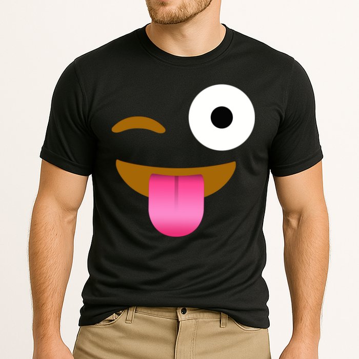 Emoji Costume Cooling Performance Crew T-Shirt