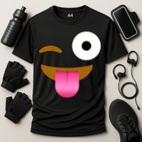 Emoji Costume Cooling Performance Crew T-Shirt