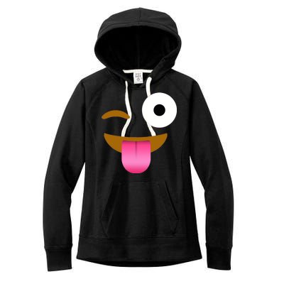 Emoji Costume Women's Fleece Hoodie