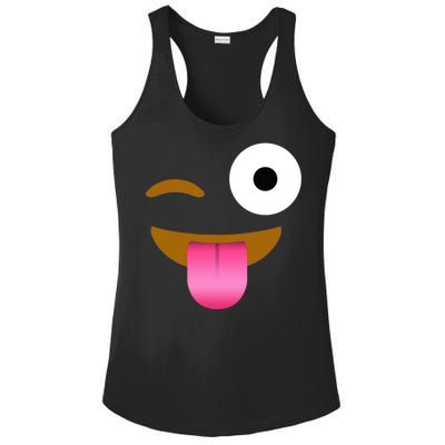 Emoji Costume Ladies PosiCharge Competitor Racerback Tank