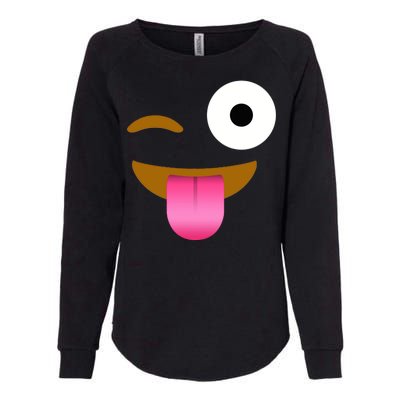 Emoji Costume Womens California Wash Sweatshirt