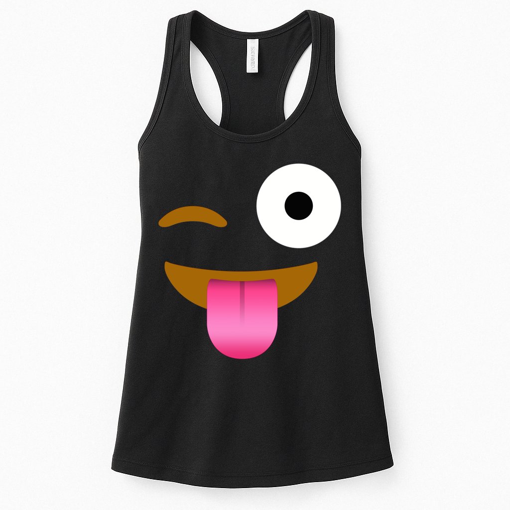 Emoji Costume Womens Tank Top