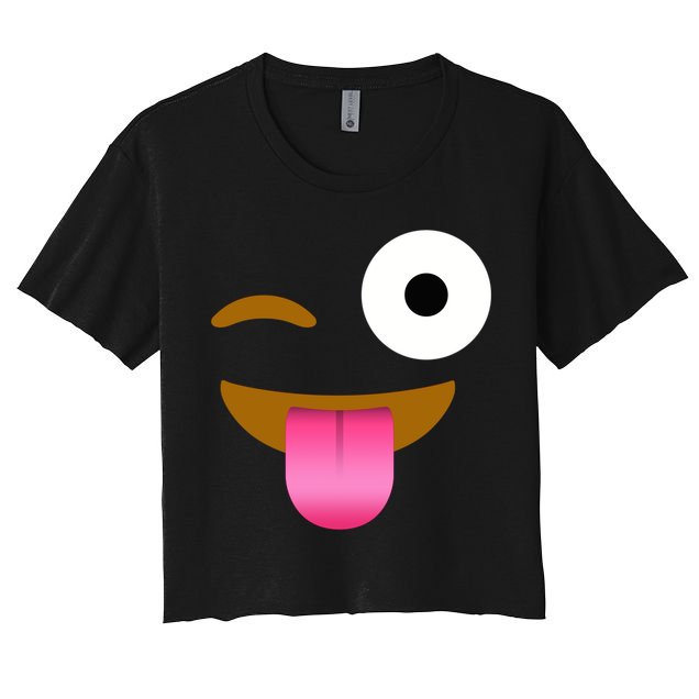 Emoji Costume Crop Top