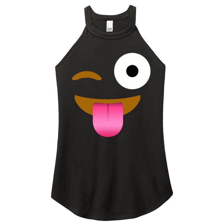Emoji Costume Women's Perfect Tri Rocker Tank