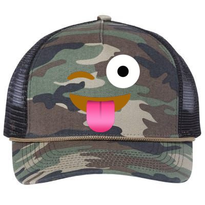 Emoji Costume Retro Rope Trucker Hat Cap