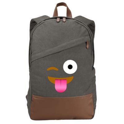 Emoji Costume Cotton Canvas Backpack