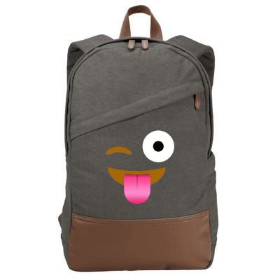 Emoji Costume Cotton Canvas Backpack