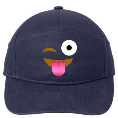 Emoji Costume 7-Panel Snapback Hat