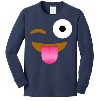 Emoji Costume Kids Long Sleeve Shirt