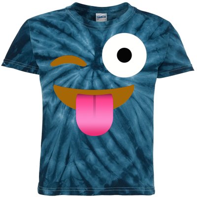 Emoji Costume Kids Tie-Dye T-Shirt