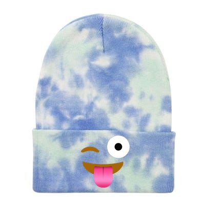 Emoji Costume Tie Dye 12in Knit Beanie