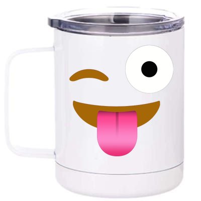 Emoji Costume 12 oz Stainless Steel Tumbler Cup