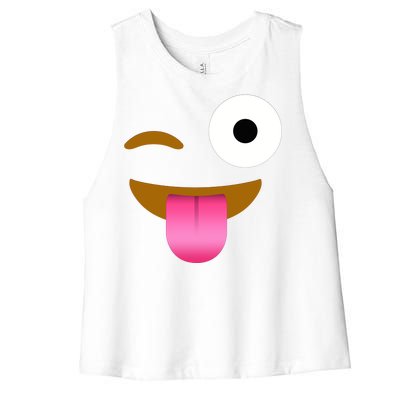 Emoji Costume Women's Racerback Cropped Tank