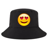 Emoticon Love Emoji Smiley with Heart Eyes Cool Comfort Performance Bucket Hat