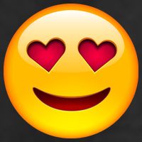 Emoticon Love Emoji Smiley with Heart Eyes Cool Comfort Performance Bucket Hat