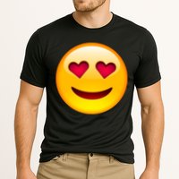 Emoticon Love Emoji Smiley with Heart Eyes Cooling Performance Crew T-Shirt